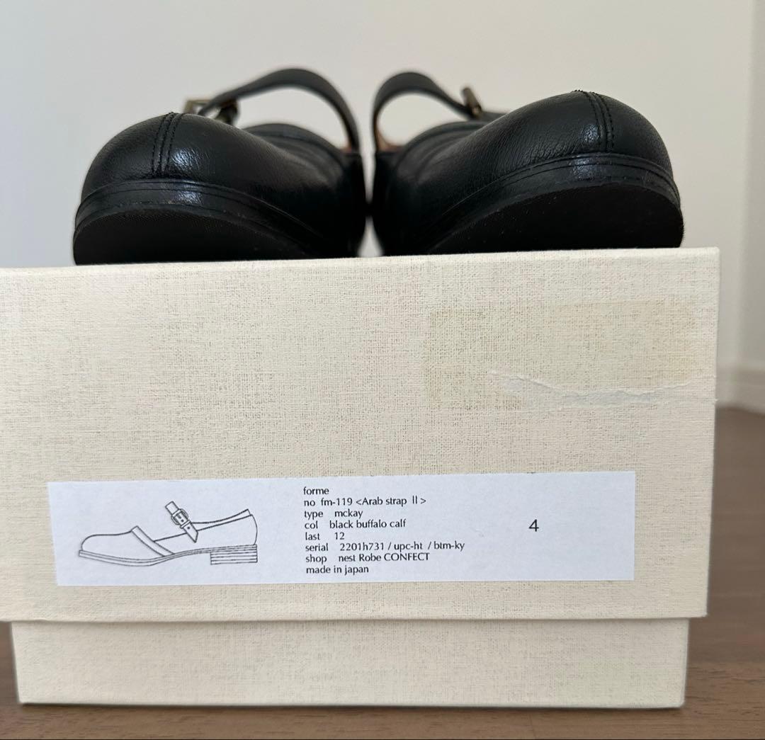 forme フォルメ ARAB STRAP Ⅱ BLACKCalf 24㎝