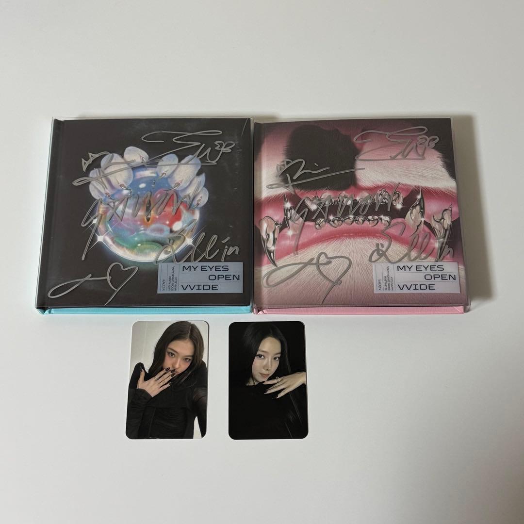 MY EYES OPEN WIDE MEOVV 直筆サイン入り1st EP