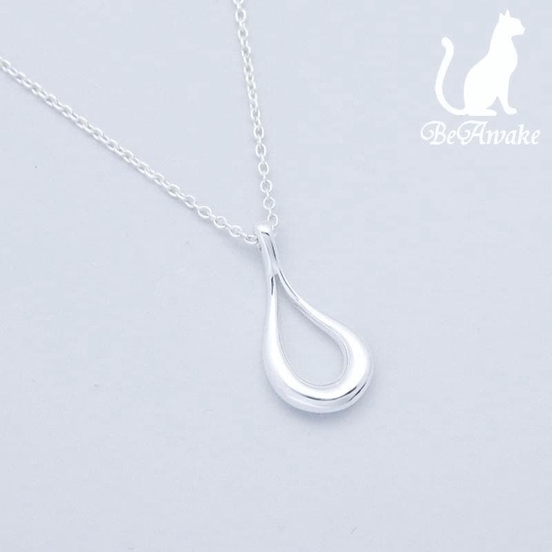 【新品仕上げ済】ティファニー オープン ティアドロップ ペンダント ネックレス