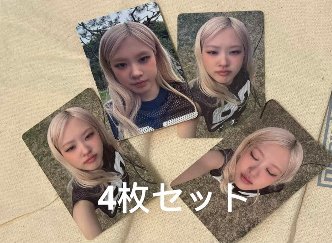 BLACKPINK ロゼ rose PUMA コラボ 購入特典トレカ 4枚セット