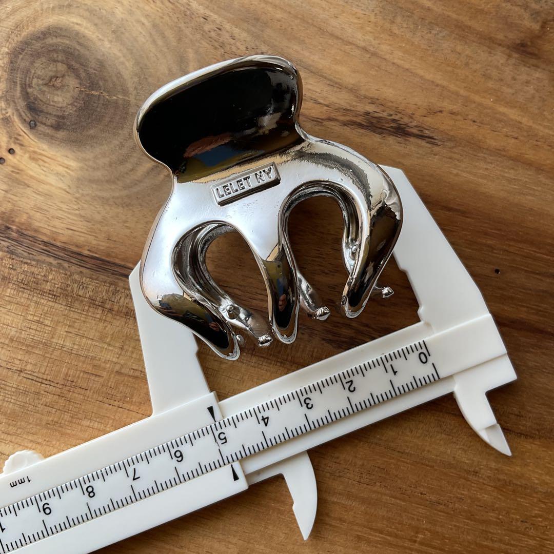 髪の多い方にお勧め　Lelet NY セレネクリップ　ロジウムコーティング