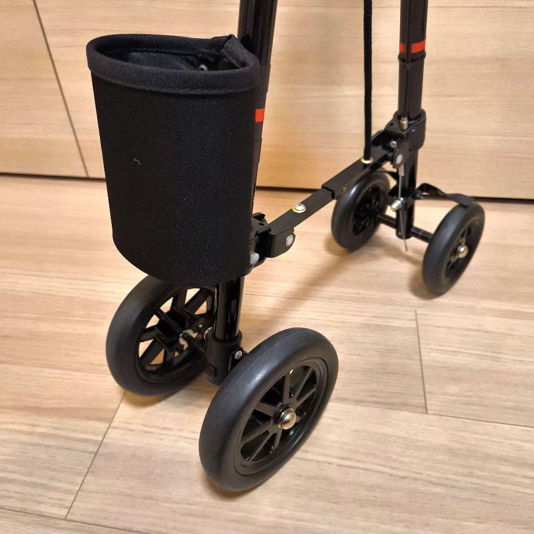 美品　バイコロ技研　ローラーステッカー　ローラー杖 歩行補助　杖車輪　補助杖