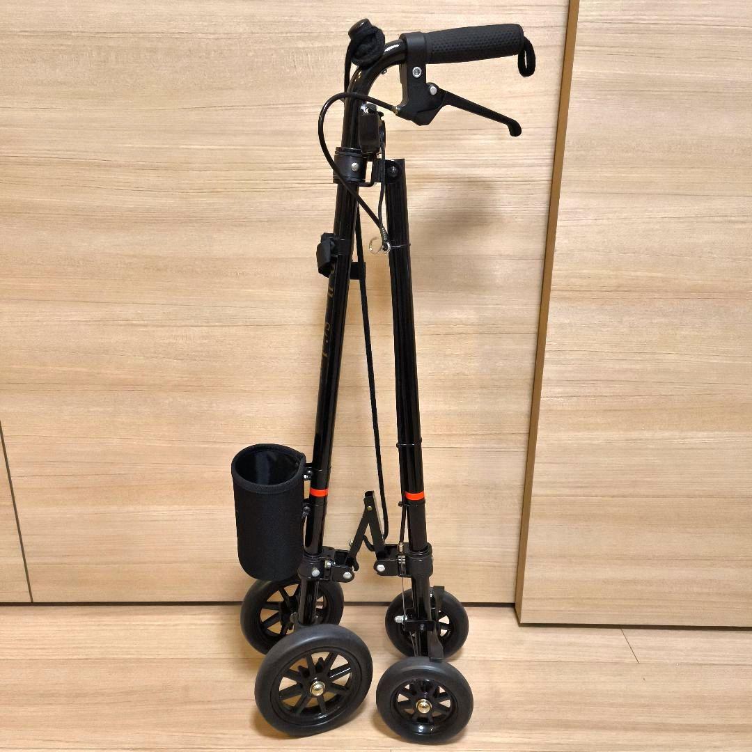 美品　バイコロ技研　ローラーステッカー　ローラー杖 歩行補助　杖車輪　補助杖