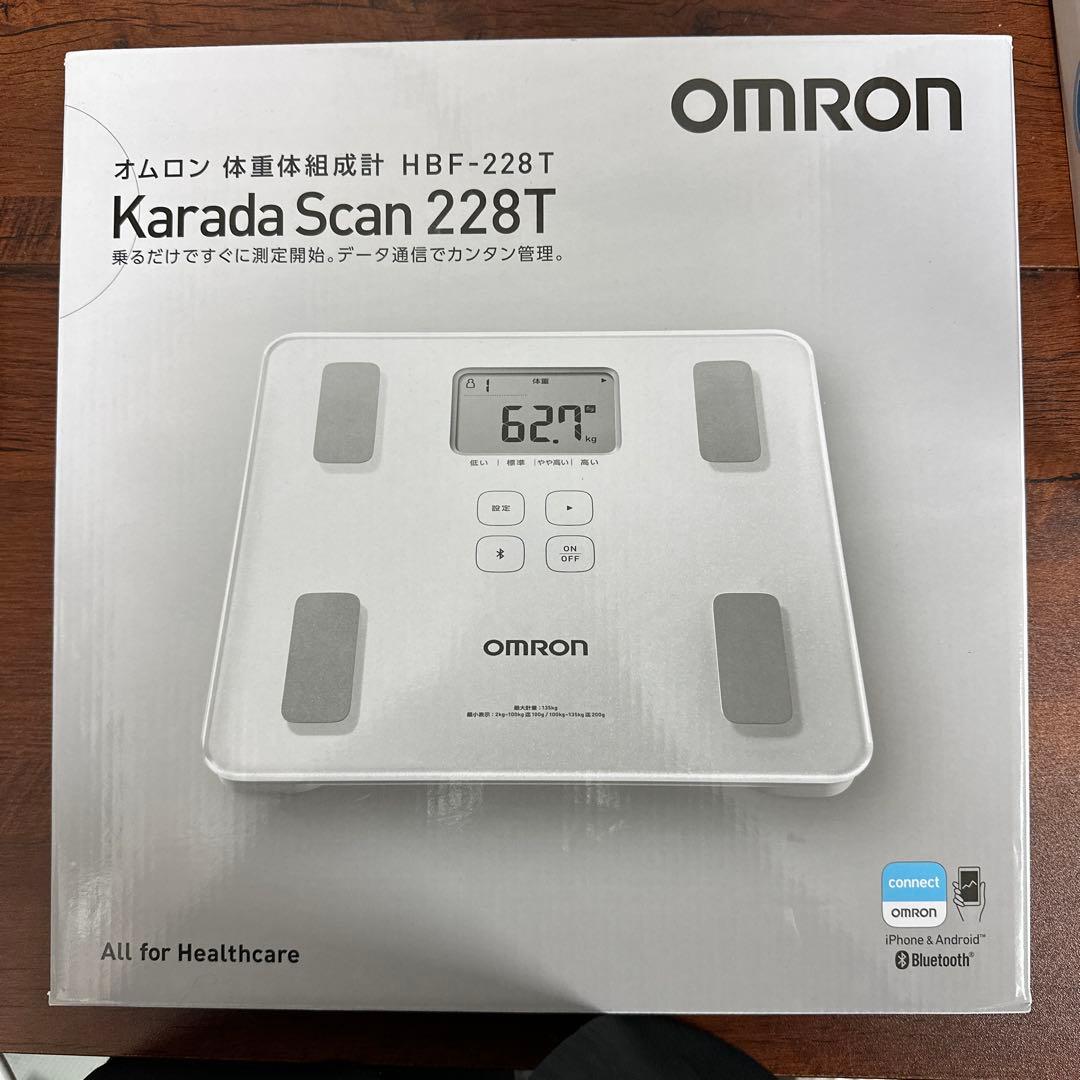 ★未使用★オムロンHBF228T KaradaScan体組成計Bluetooth