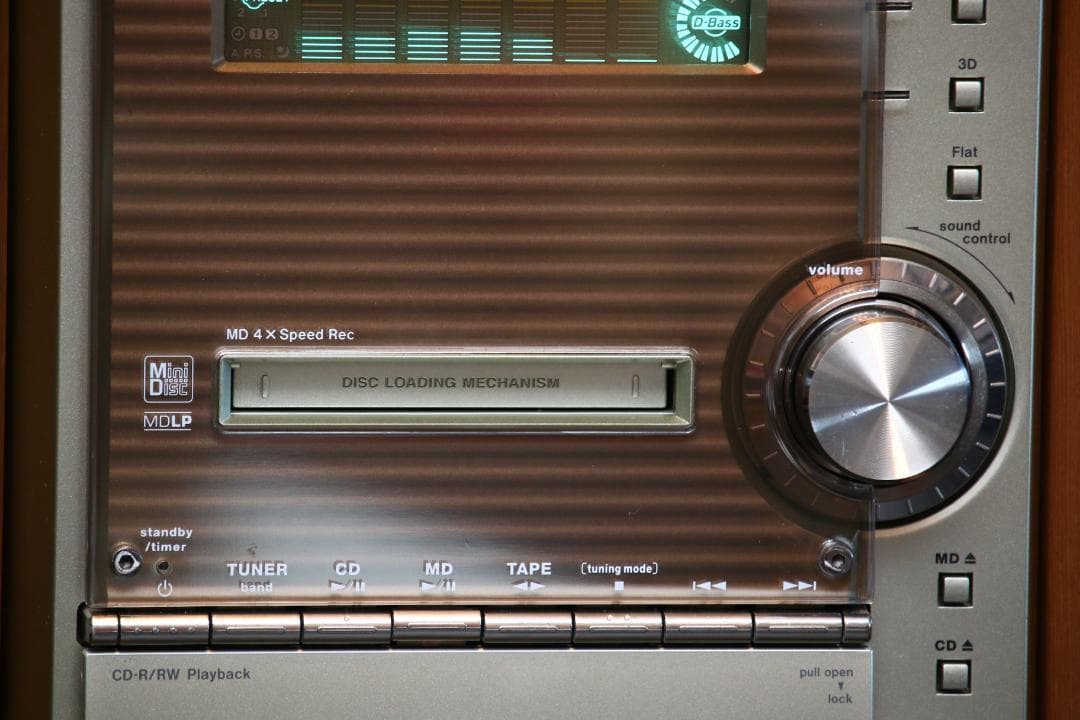 KENWOOD SL3MD CD/MD/TUNER/TAPE　カセットミニコンポ