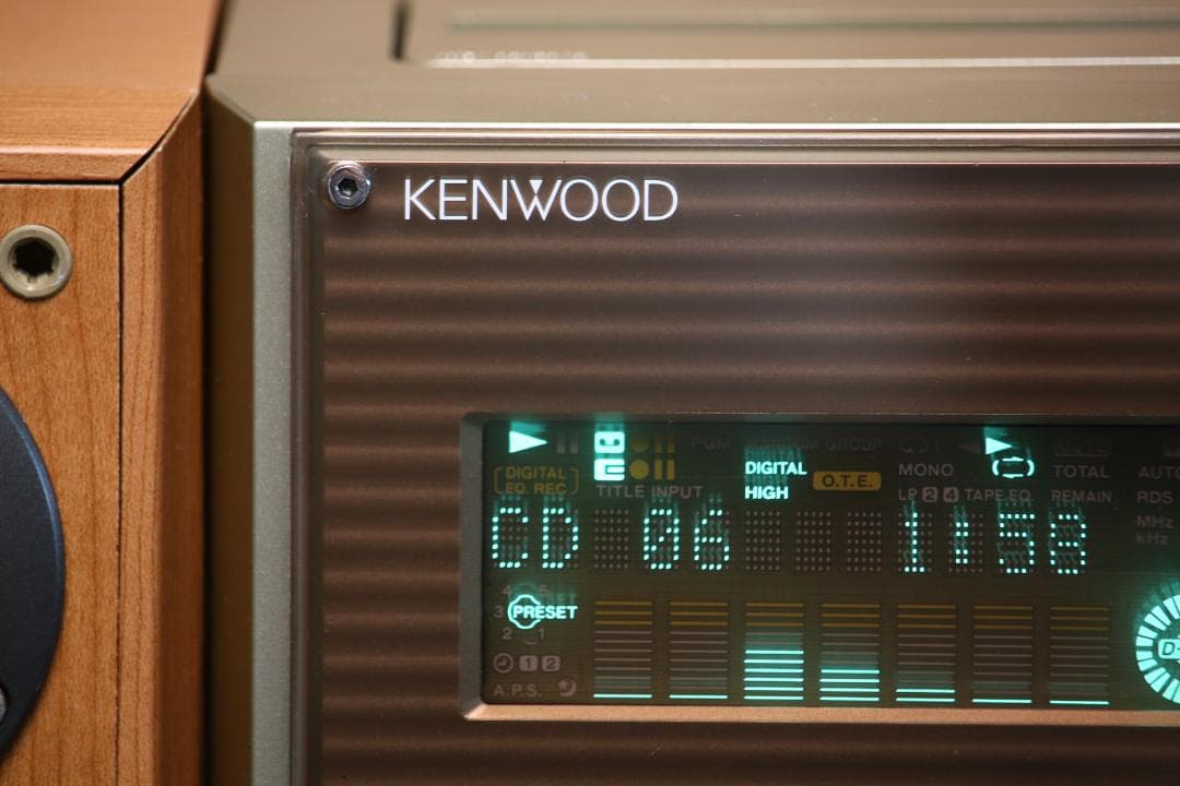 KENWOOD SL3MD CD/MD/TUNER/TAPE　カセットミニコンポ