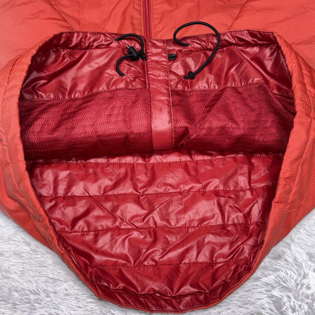 00s Patagonia マイクロパフフーディー オレンジ ジャケット M