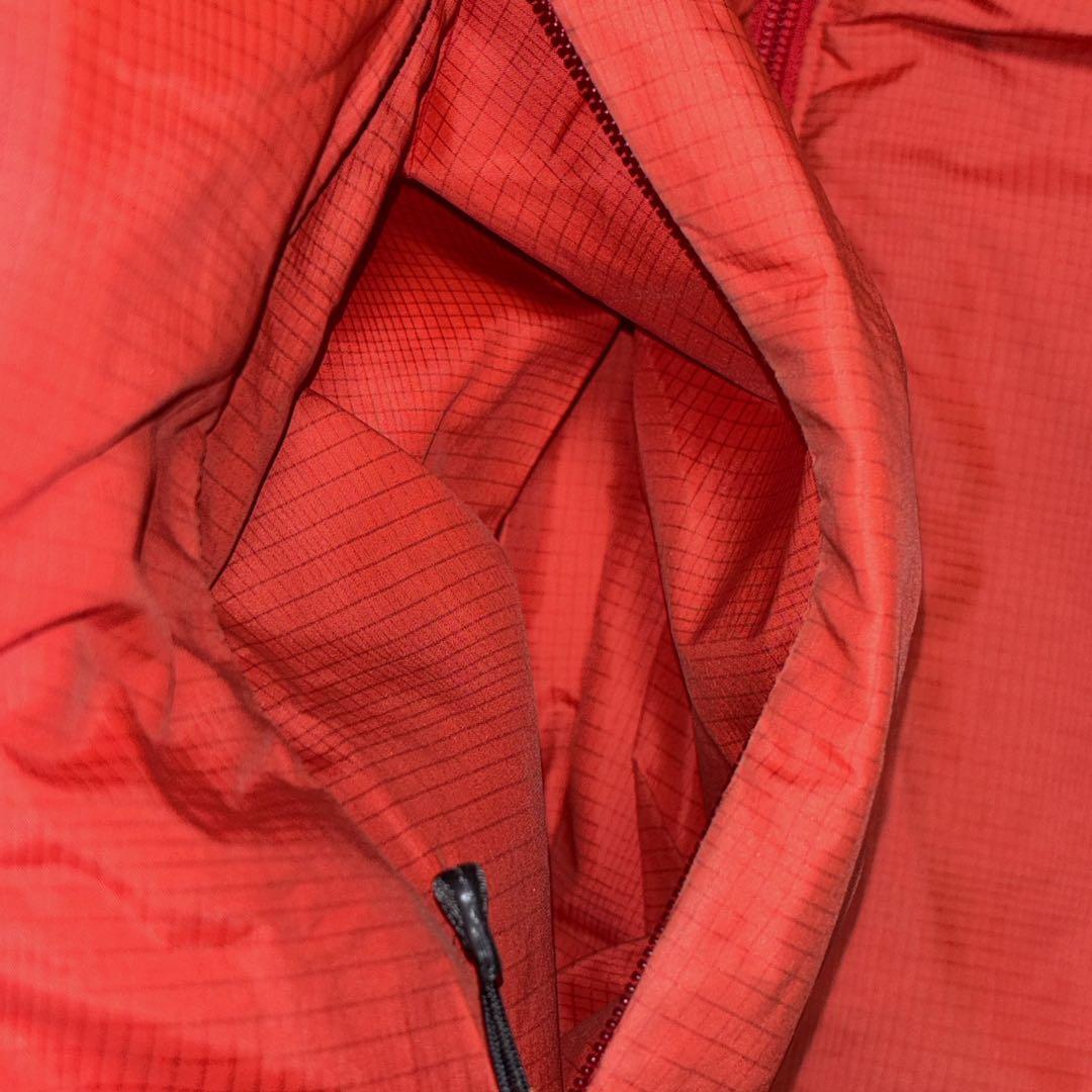 00s Patagonia マイクロパフフーディー オレンジ ジャケット M