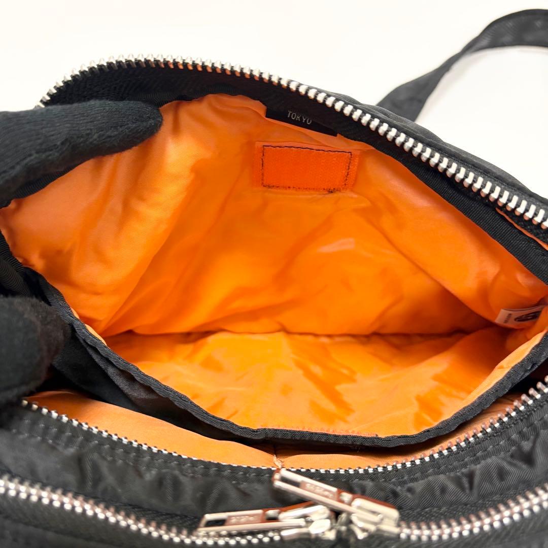 美品　ポーター　タンカー　ショルダーバッグ　S YKK 黒