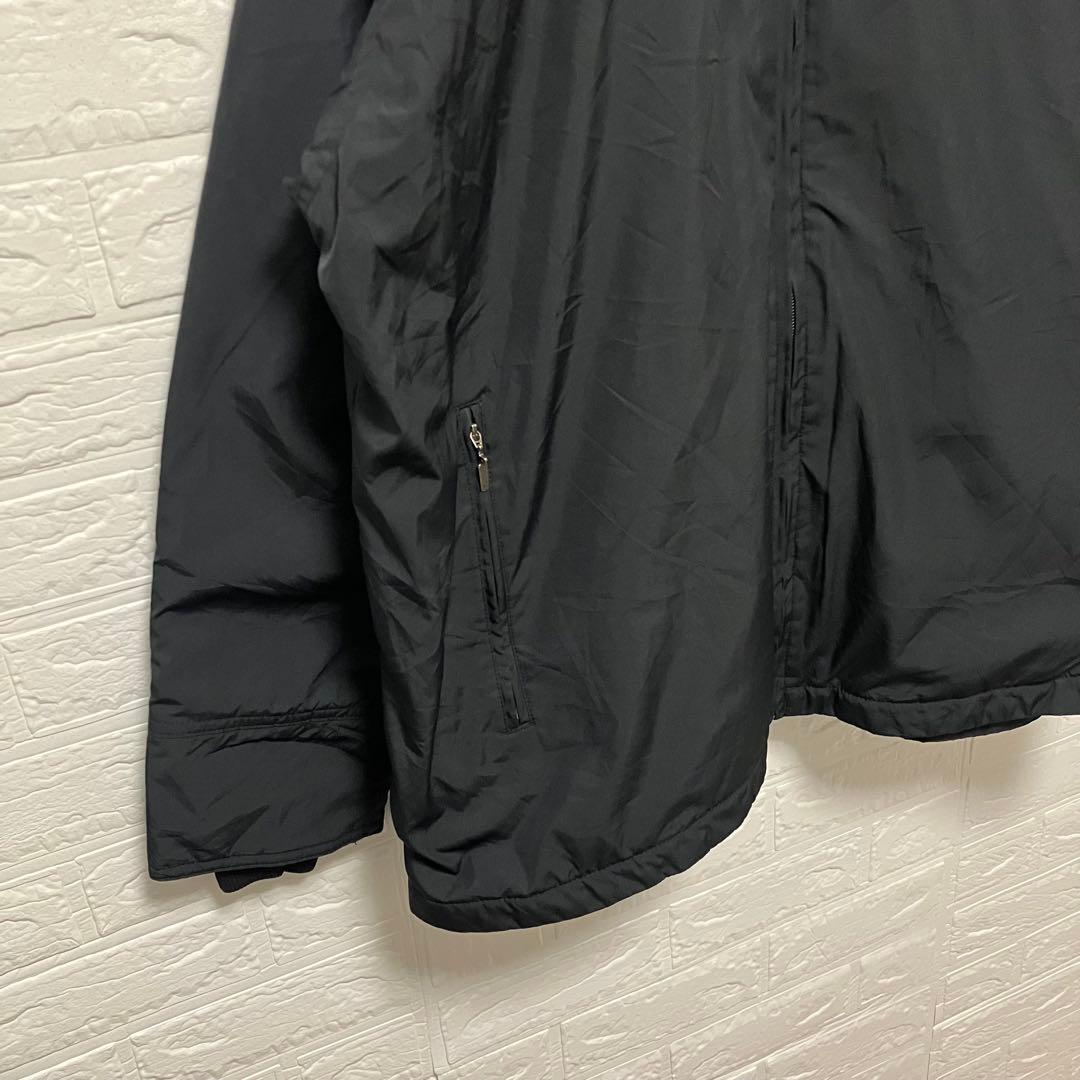 ●F970【US輸入】 シェルドシンチラジャケット ブラック系メンズ【XXL】