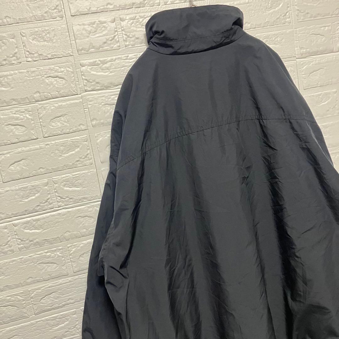 ●F970【US輸入】 シェルドシンチラジャケット ブラック系メンズ【XXL】