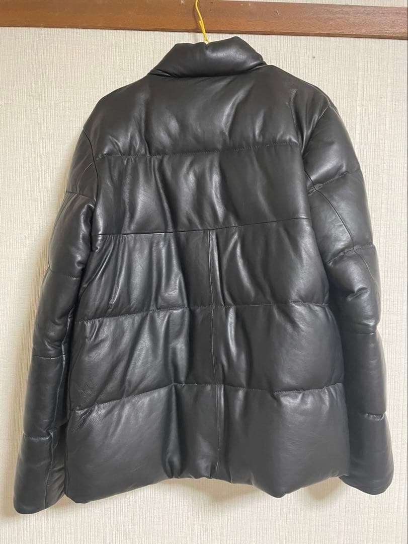 ナイトレイドnitraid レザーダウンジャケット！