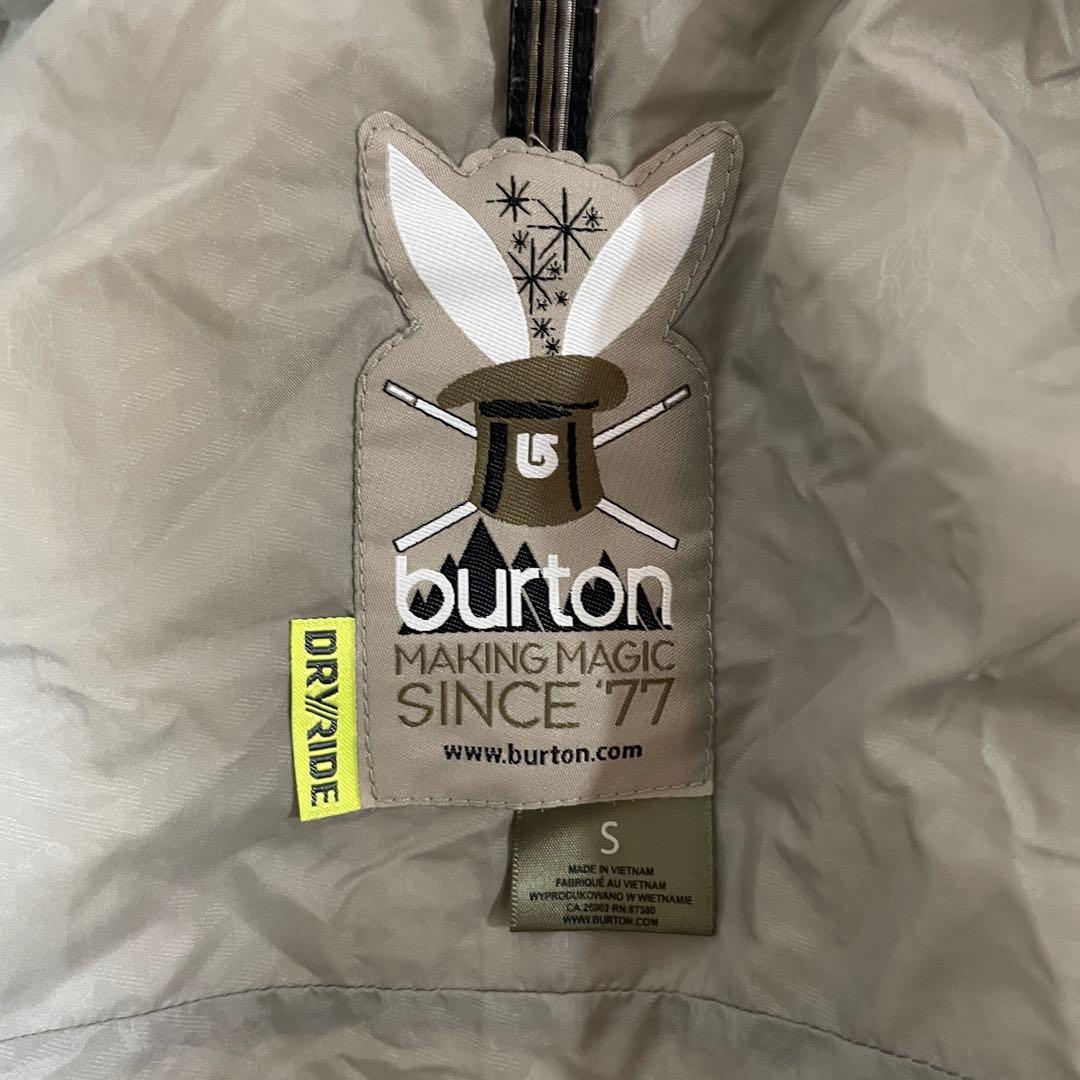 Burtonバートンスキーウェアスノーボードジャケットパーカー黒ブラック総柄希少