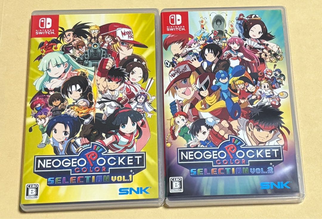 ネオジオポケットカラーセレクション vol 1&2 2本セット SNK日本版