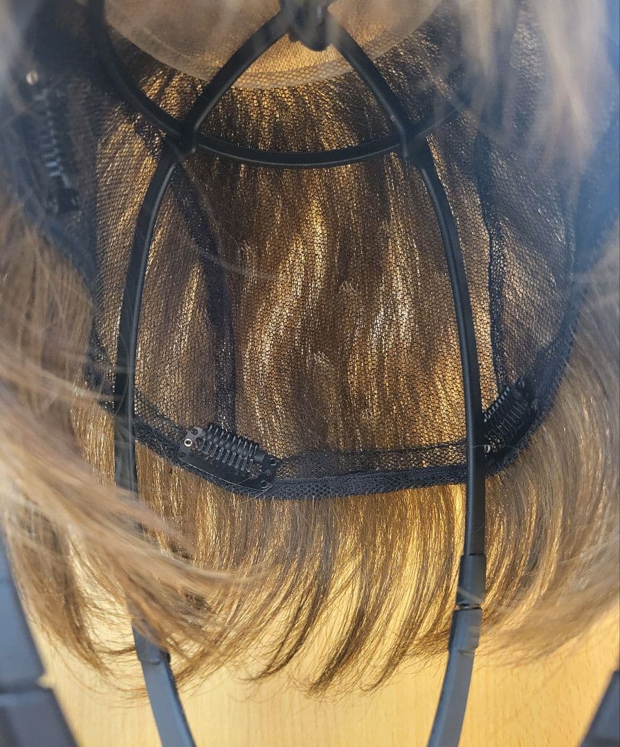 8分ウィッグ メッシュ入り