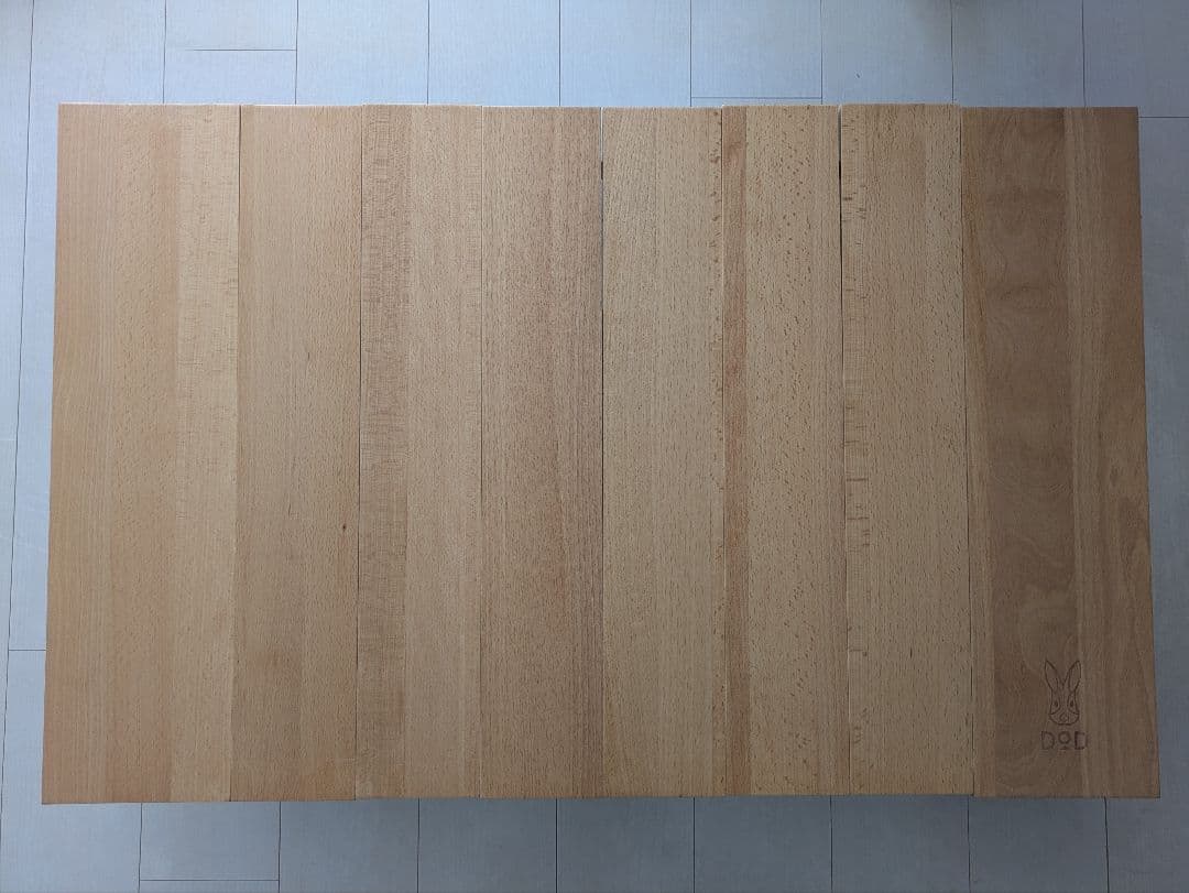 【美品】DOD/折りたたみテーブル/キャナリーテーブルM/屋外使用なし