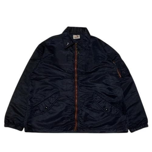 良品 GANGSTERVILLE バックプリントナイロンジャケット ブラックXL