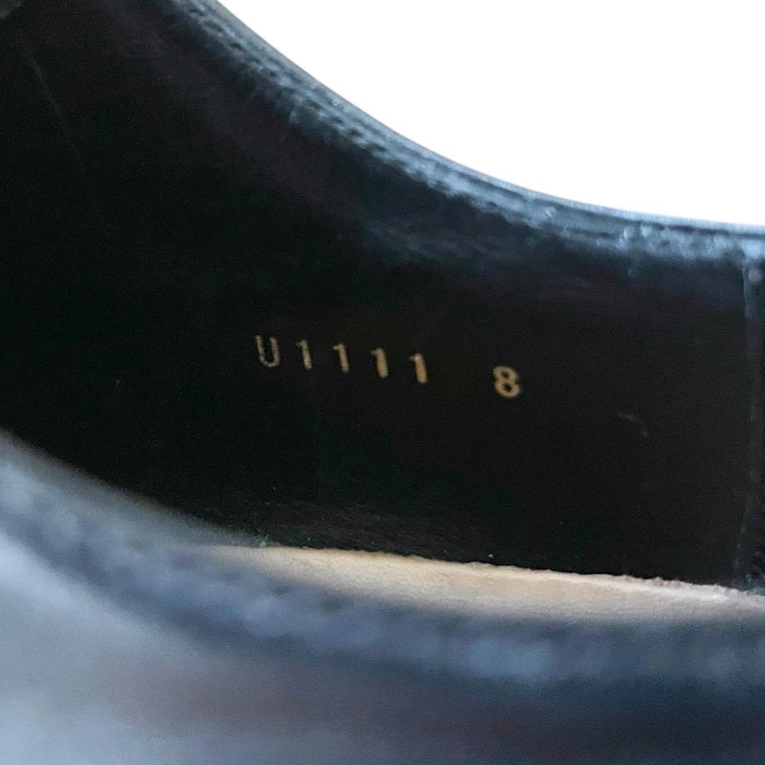 【美品】◾️ユニオンインペリアル◾️ストレートチップ◾️内羽根◾️レザー◾️ブラック