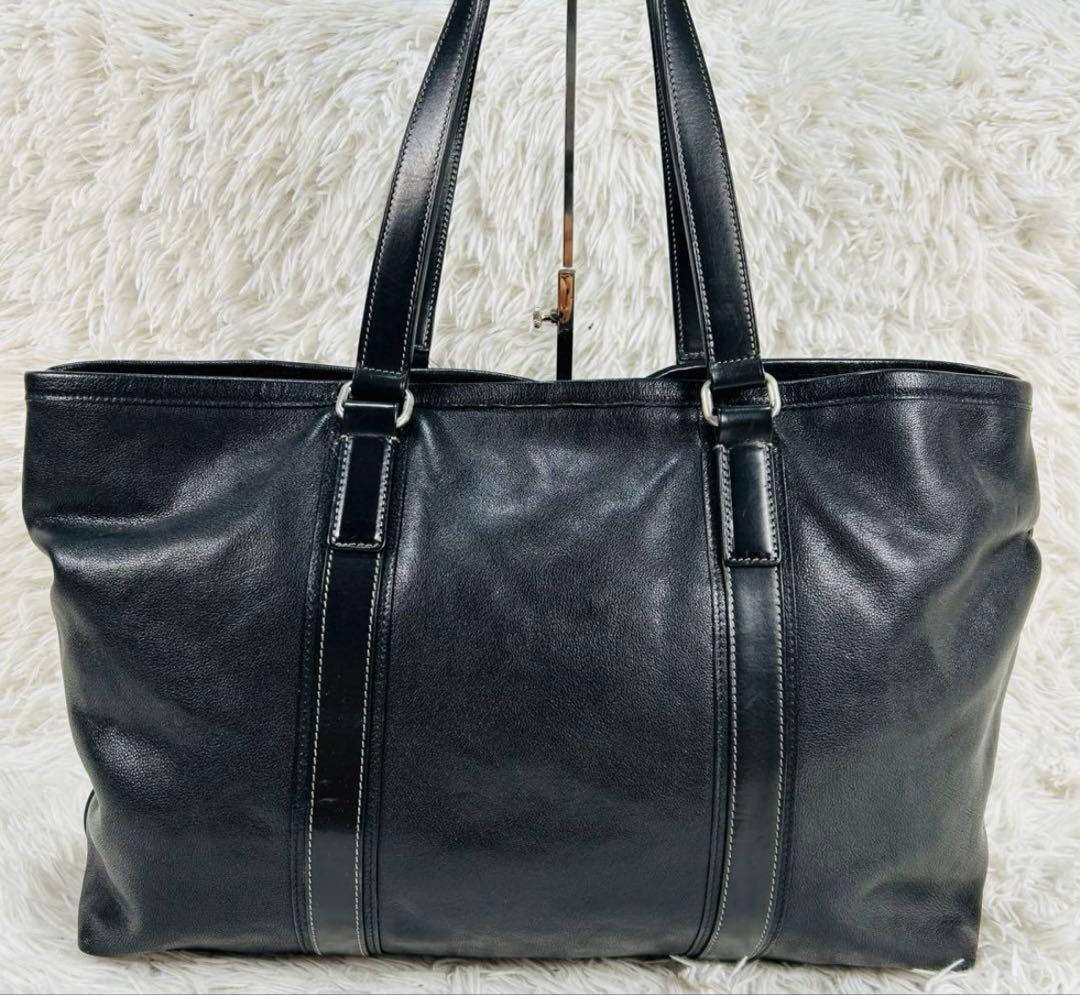 土屋鞄 アルマス バッファロー ビジネストート A4 大容量 ブリーフ 黒