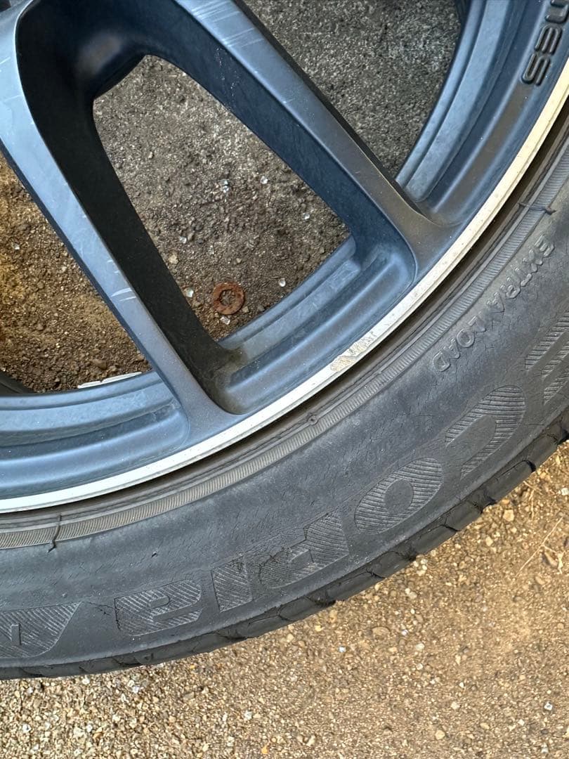 17インチ アルミホイールレイズ　RAYS g-games 五穴7J