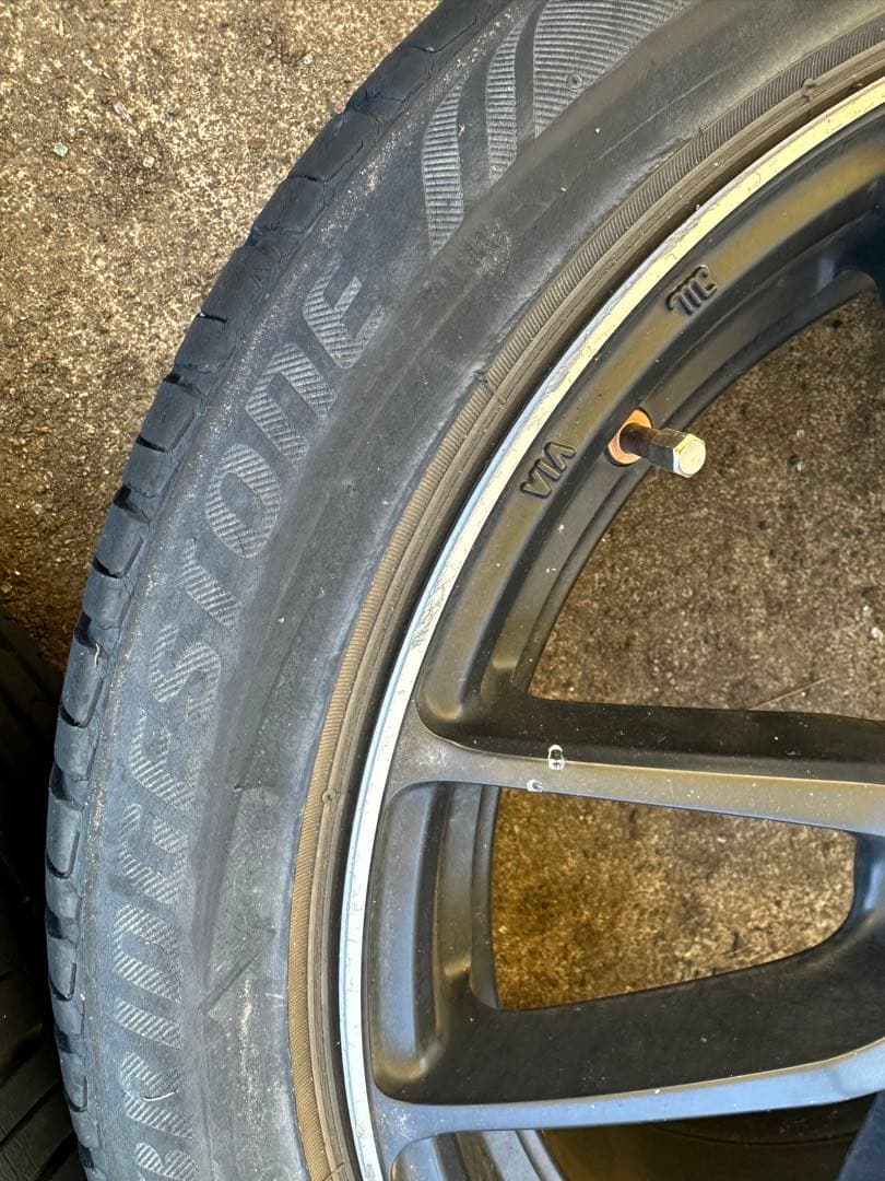 17インチ アルミホイールレイズ　RAYS g-games 五穴7J