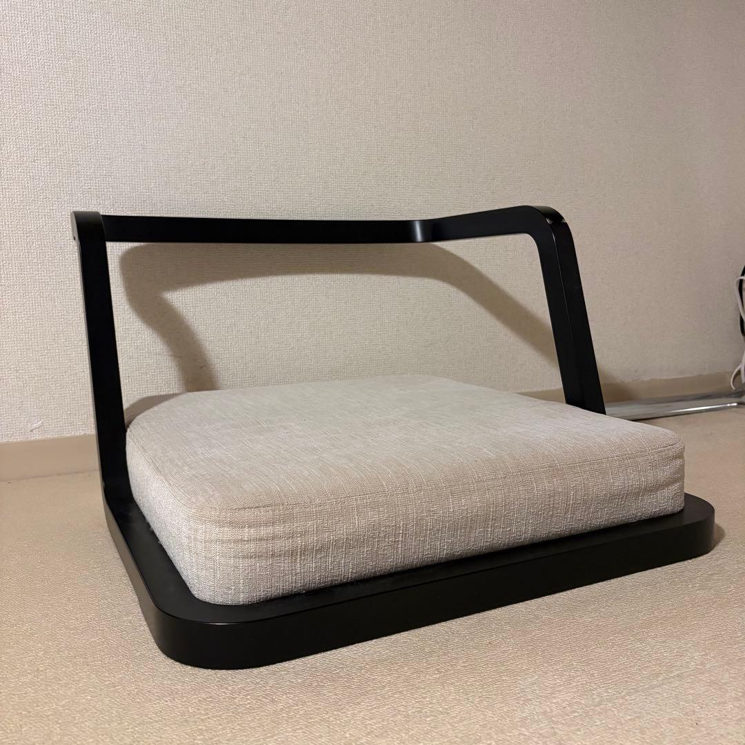 天童木工 座椅子 ブラック 辻村久信