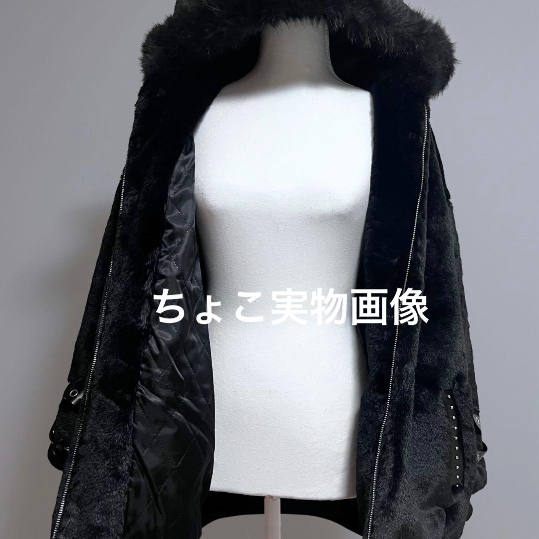 猫耳もこもこブルゾンパーカー ファーパーカー フリース サブカル コート