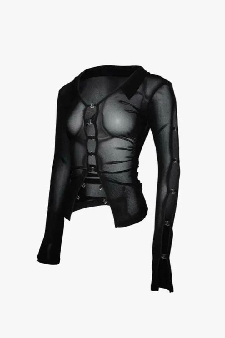 トップス theredthread sheer hook tops