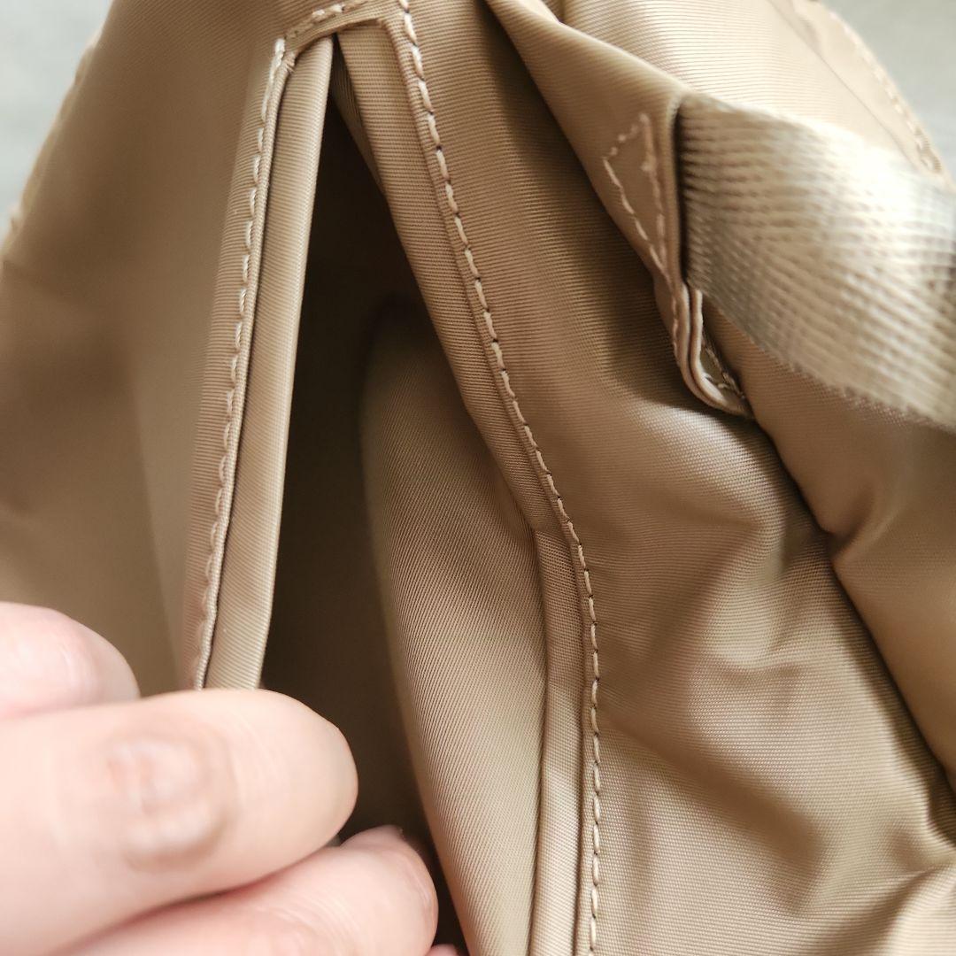 ビジネス　リュック　 定期入れ付き　ace.　エース　ベージュ