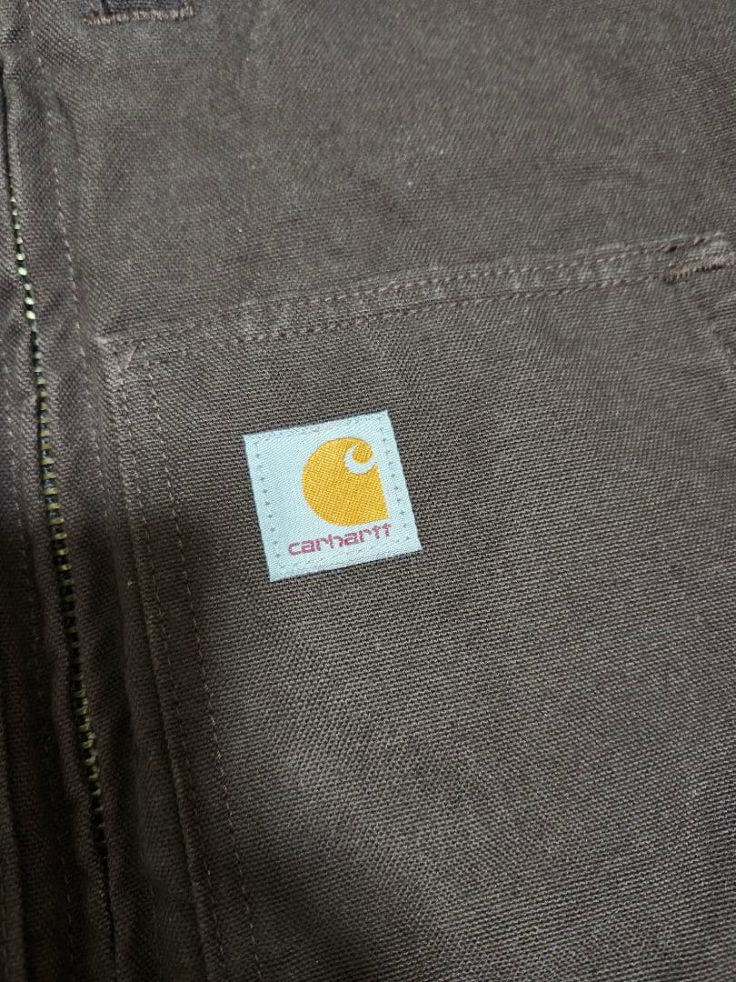 Carhartt 　カーハート　ブラウン ダックベスト