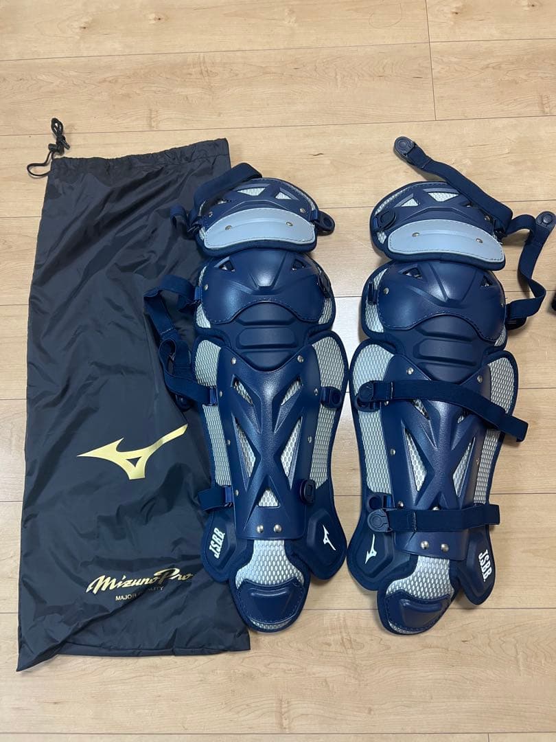 ミズノプロキャッチャー防具軟式ネイビー