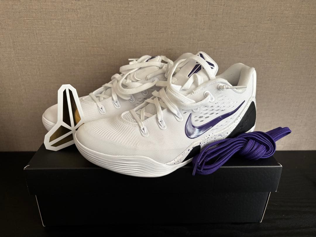 シューズ(男性用) KOBE IX ELITE LOW EM PROTRO/White/25cm