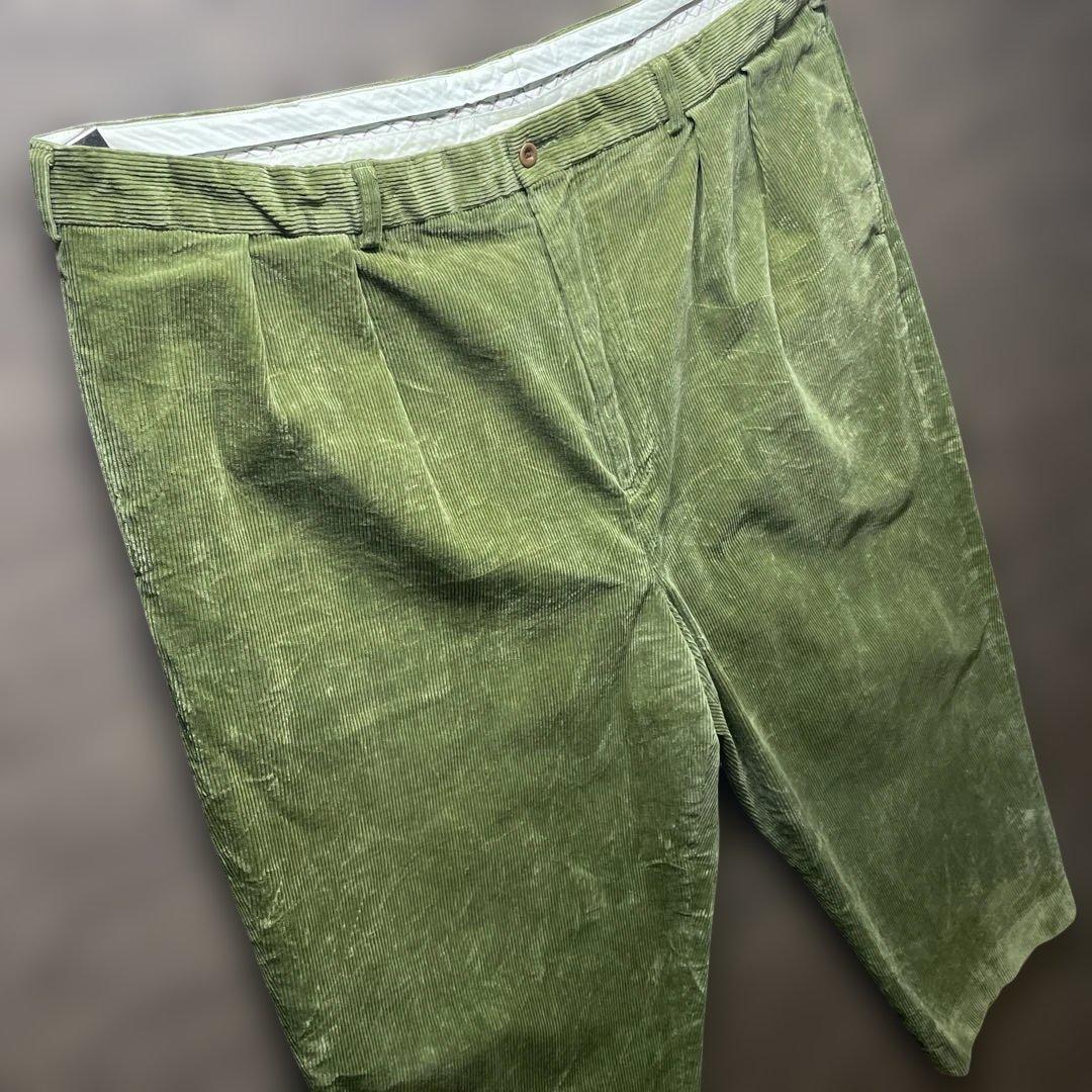 POLO Ralph Lauren W50 オリーブ　古着 コーデュロイ Y2K