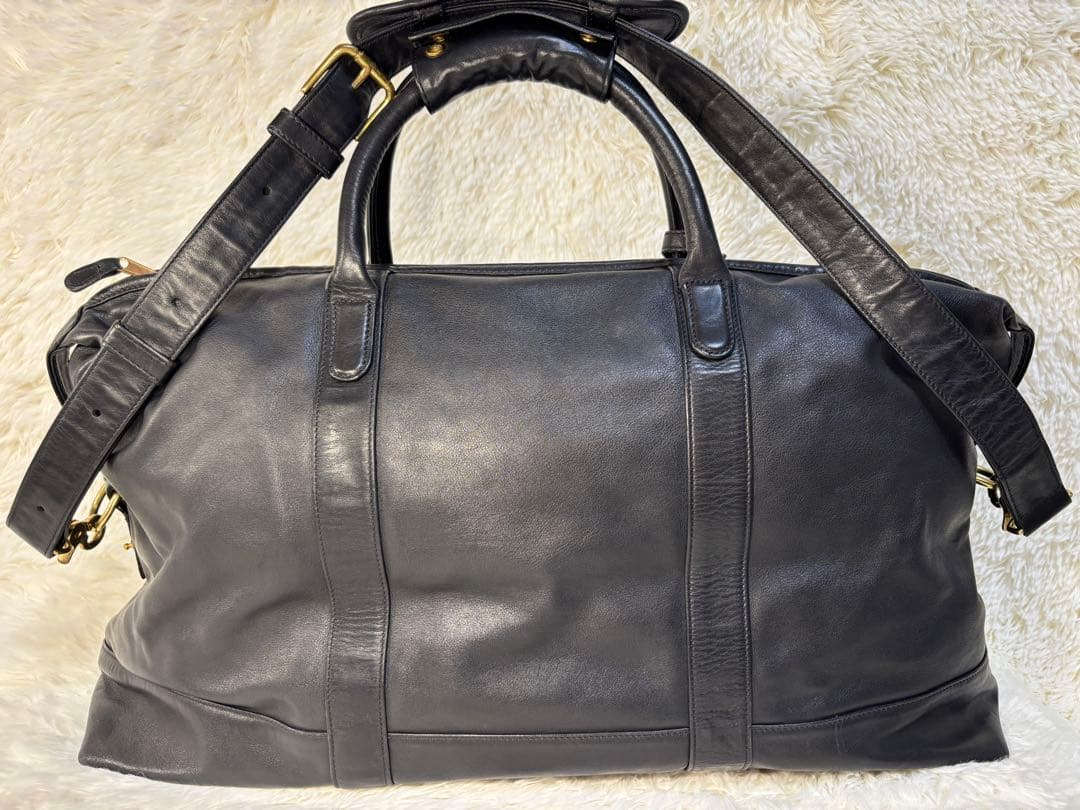 オールドコーチ ボストンバッグ 2way レザー ドイツホック ブラック