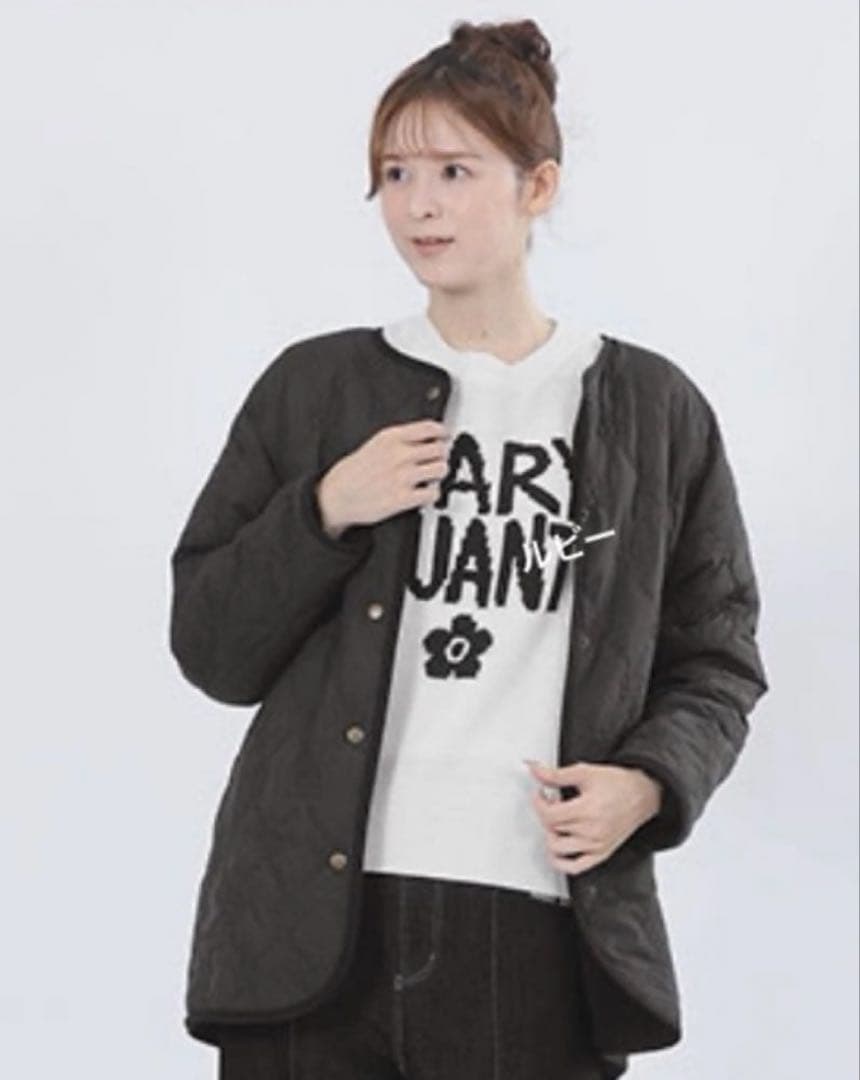 マリークワント　新作オンライン限定完売カラーリバーシブル定価以下ブラックブルゾン