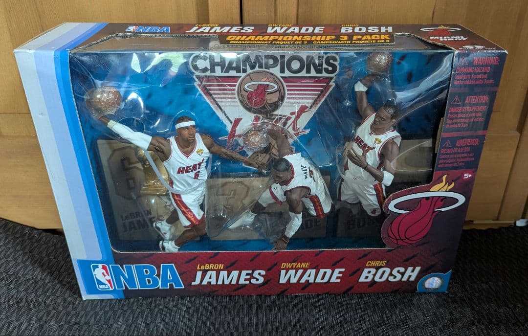 Mcfarlane NBA チャンピオンシップ マイアミヒートフィギュア 未開封