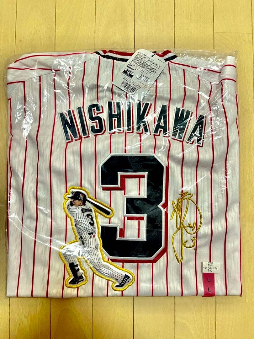 1500試合記念　ヤクルト　西川遥輝　ユニフォーム