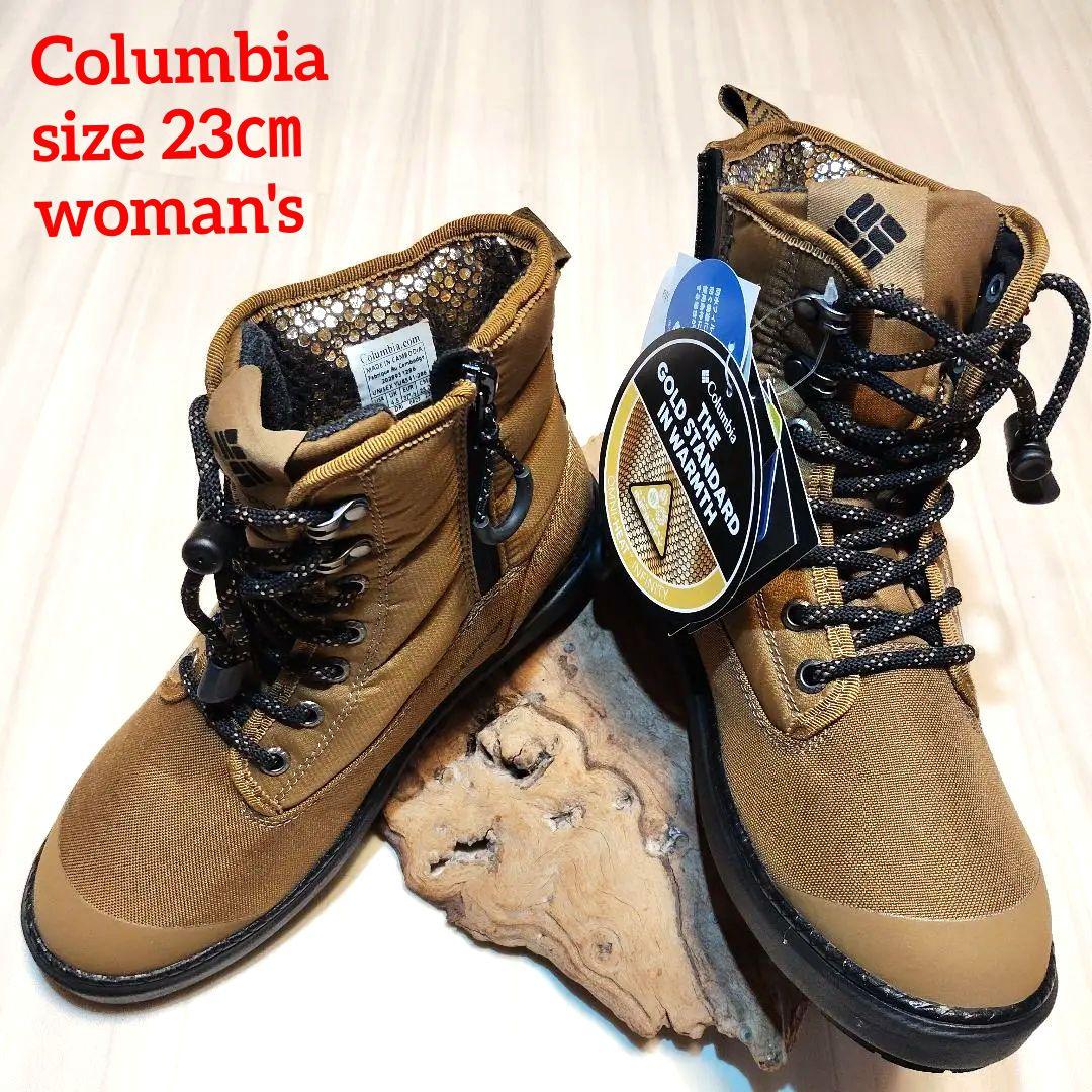 Columbia 防水ブーツ 氷上滑らない 極暖 オムニヒート 未使用タグ付