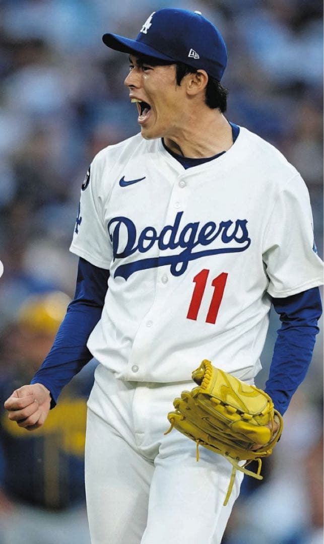 H*E様 佐々木朗希ドジャースホームユニフォームLサイズ