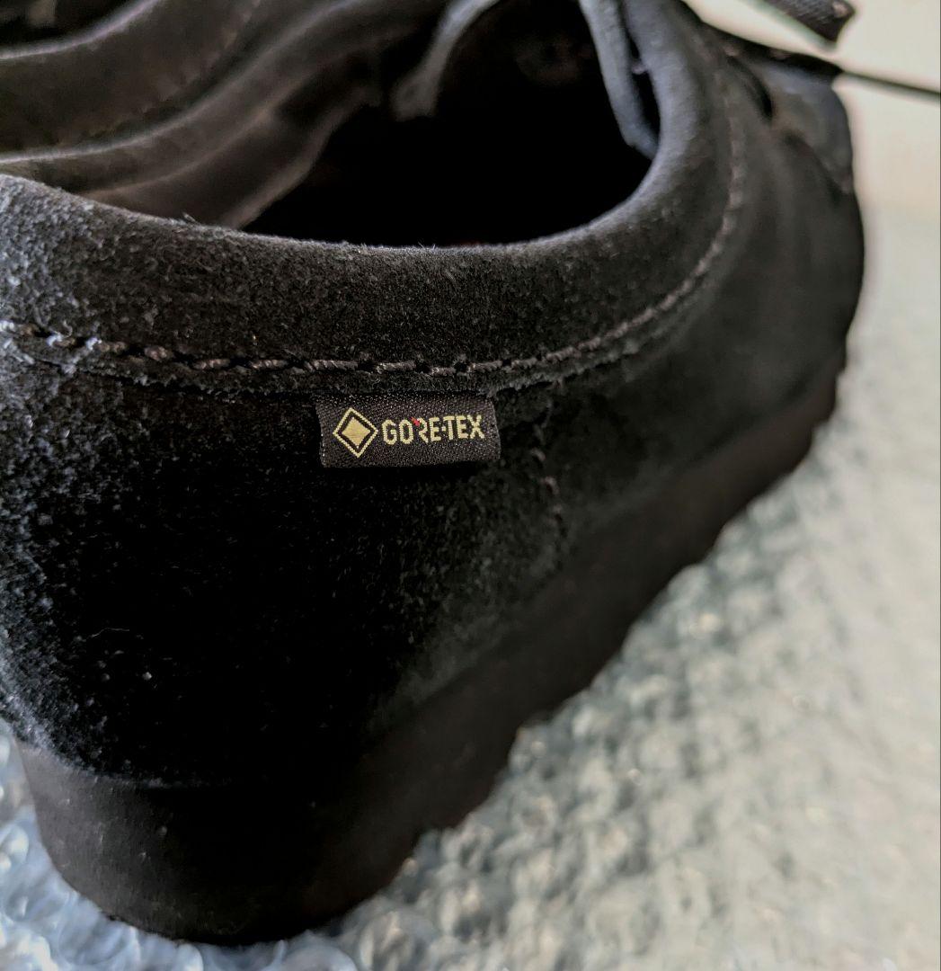 クラークス レディース ワラビー ゴアテックス ブラックスエード 25cm