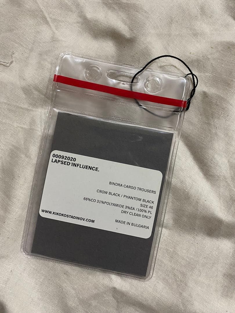 KIKO KOSTADINOV BINDRA CARGO TROUSERS 名作