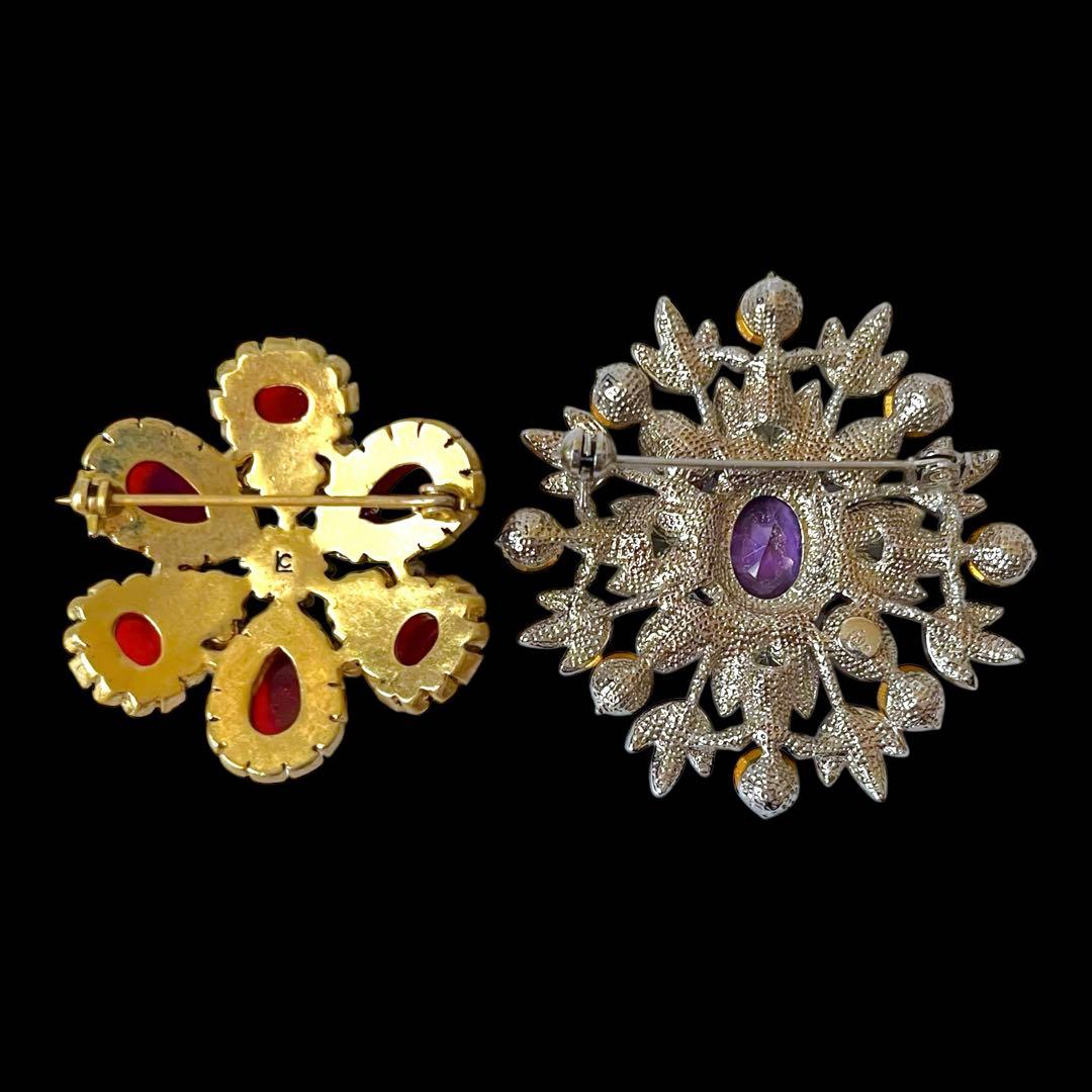 ☆BLACK FRIDAY福袋☆レッド&ピンク系☆ブランド&蛍光ブローチ多数！