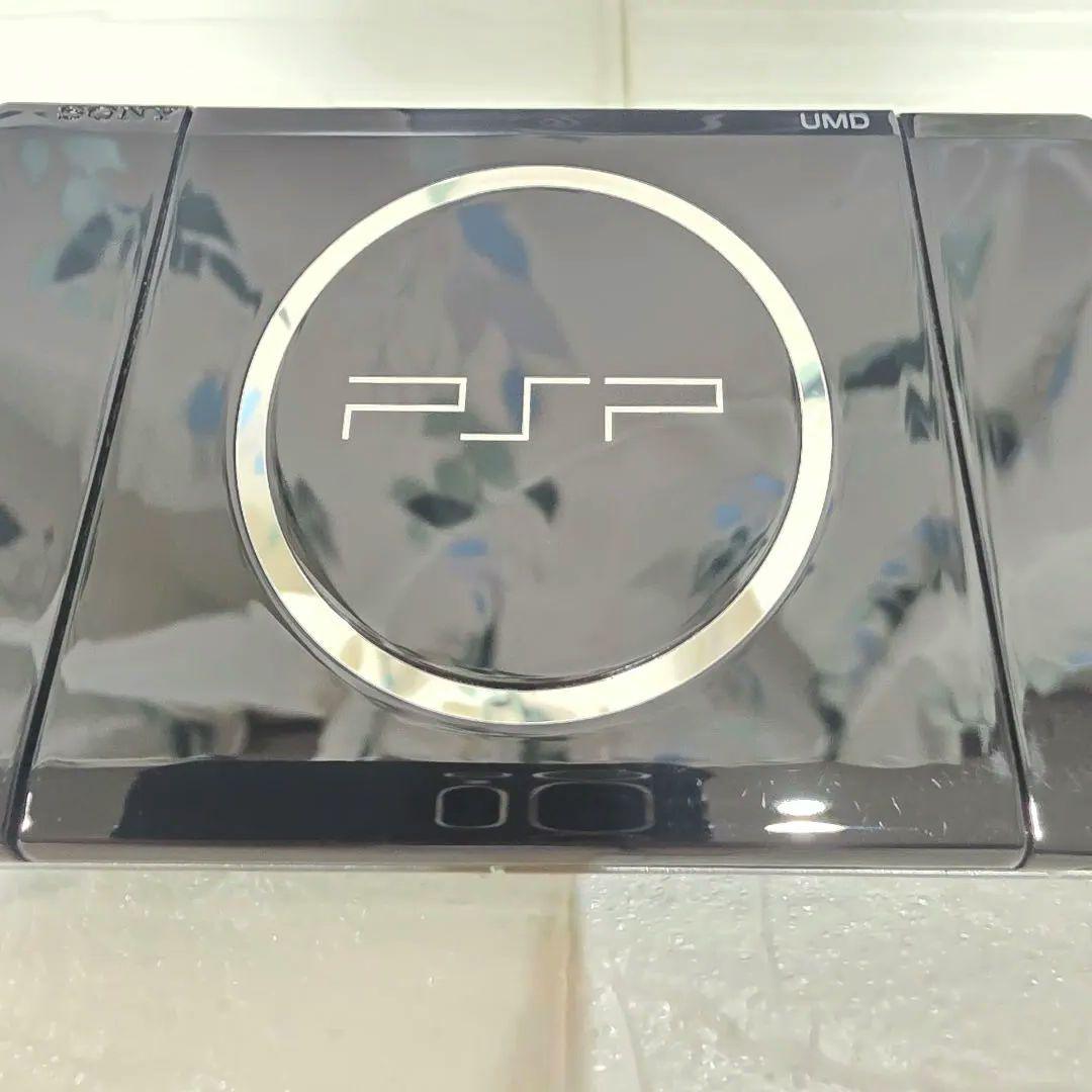 【美品】【完品】PSP 3000 PB ピアノブラック　箱付き　新品バッテリー付