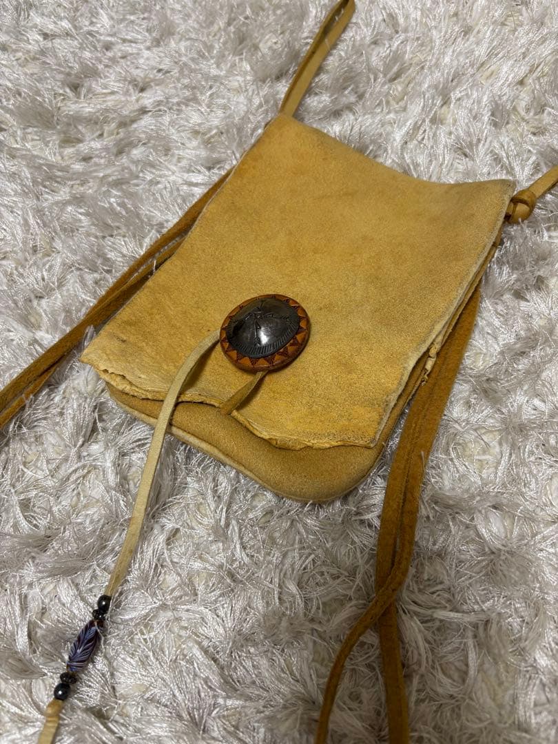 メディスンバッグ コンチョ ベルトポーチ 本革 ハンドメイド 日本製