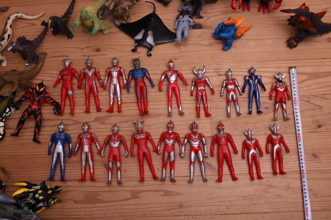 【38体セット】ウルトラマン&怪獣　ソフビ