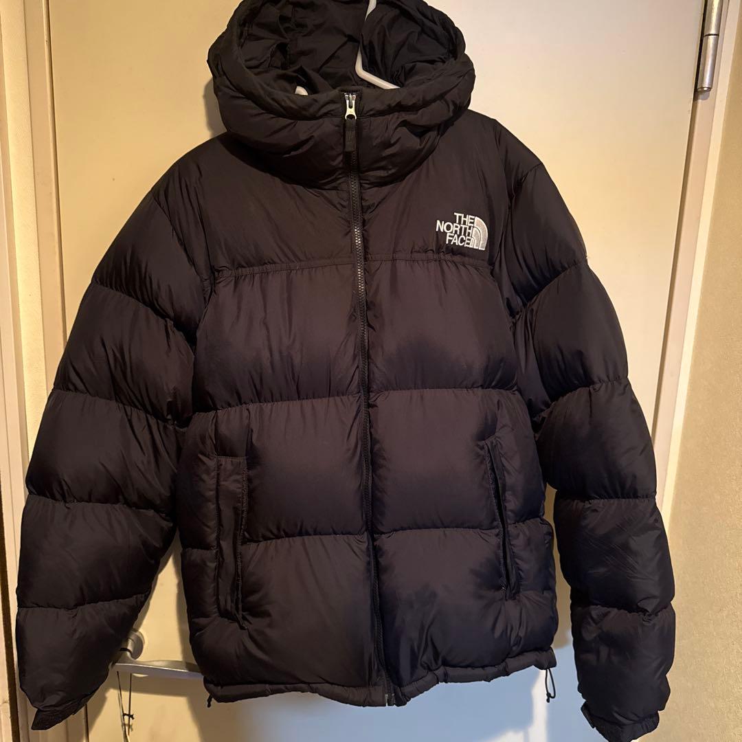 THE NORTH FACE フード付きダウンジャケット XL 黒