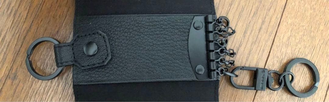 美品 ディーゼル DIESEL 6連キーケース 本革/ブラック