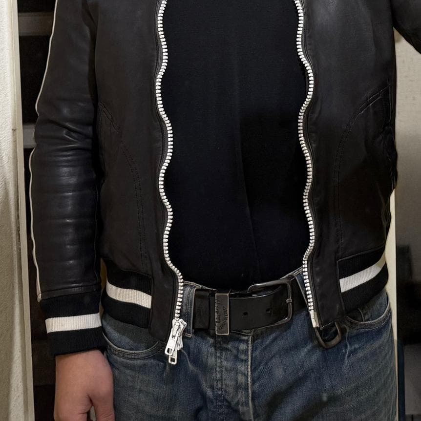 ISAMU KATAYAMA BACKLASH レザージャージ XSサイズ