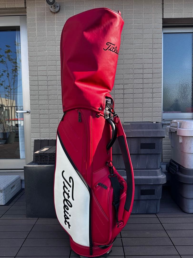 Titleist キャディバッグ レッド/ホワイト