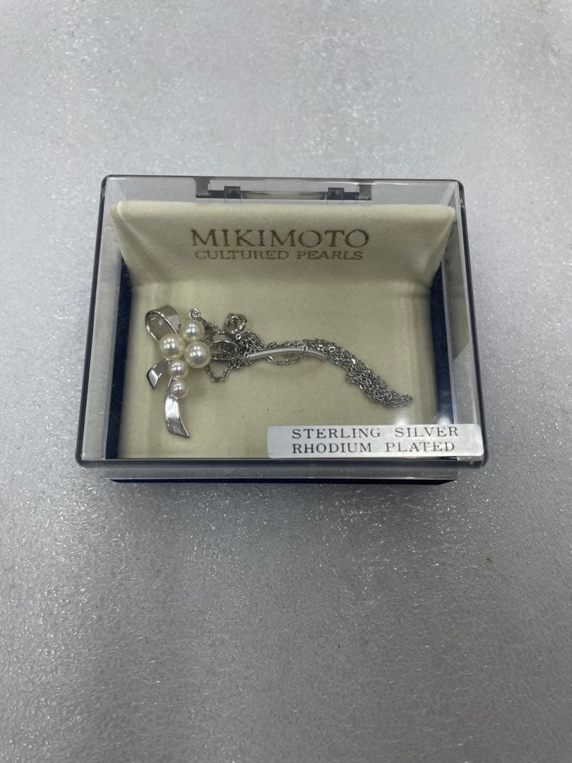 Mikimoto リボンデザイン ネックレス